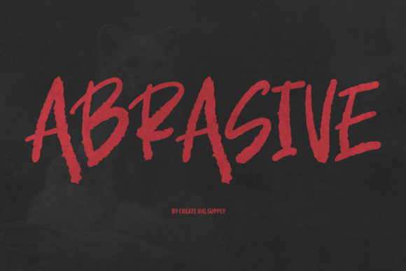Abrasive: A Bold Display Font That Makes Your Brand Stand Out
