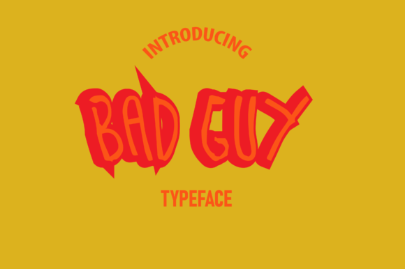 Bad Guy: A Display Font That Tells Stories