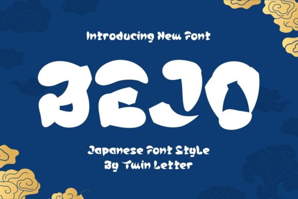 Bejo: A Japanese-Inspired Display Font That Breathes Quiet Confidence