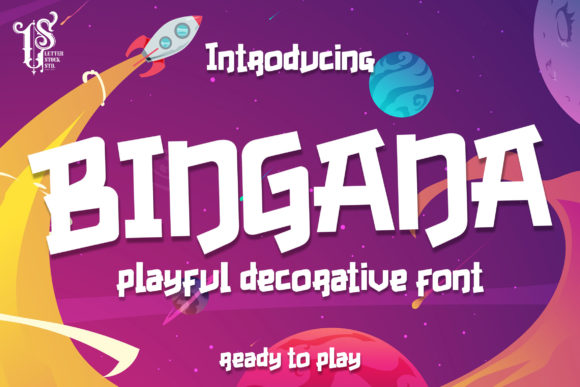 Bingana: A Playful Display Font for Digital Brand Moments