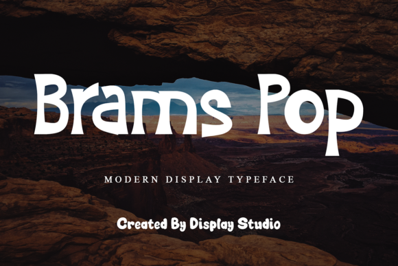 Brams Pop: A Distinctive Display Font for Digital Design
