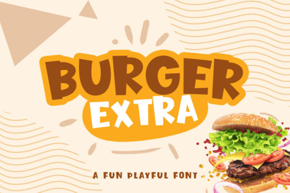 Burger Extra: A Playful Display Font That Elevates Real Branding