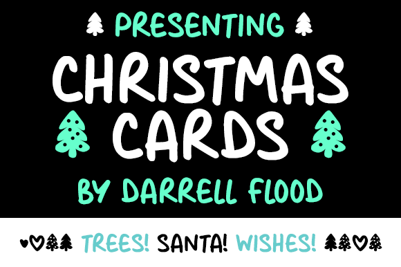 Christmas Cards: A Festive Display Font with Quiet Charm
