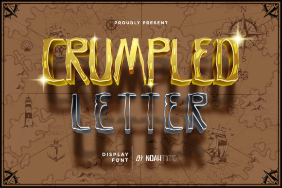 Crumpled Letter: A Display Font That Feels Human