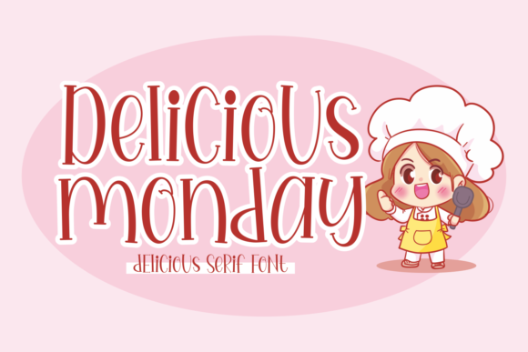 Delicious Monday: A Playful Serif Font for Real Business Branding