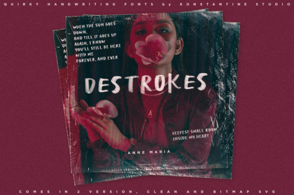 Destrokes: A Friendly Display Font That Stands Out in Fast-Scrolling Feeds
