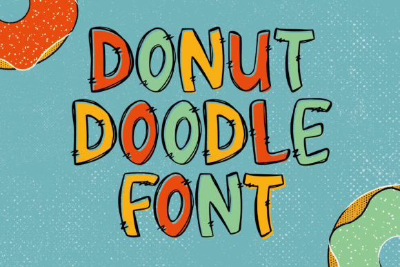 Donut Doodle: A Friendly Display Font for Small Business Branding