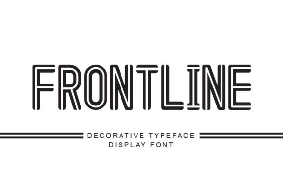 Frontline: A Display Font Built for Digital Impact
