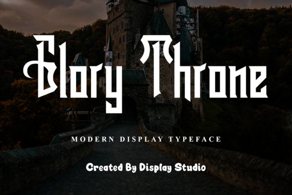 Glory Throne: A Display Font That Elevates Digital Branding