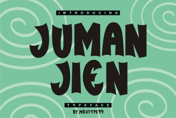 Juman Jien: A Bold, Thick-Lettered Display Font for Makers