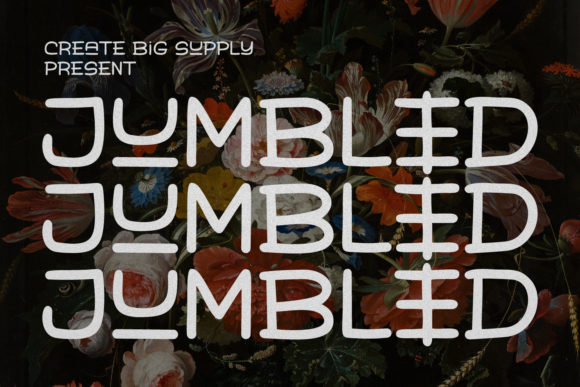 Jumbled: A Playful Yet Polished Display Font for Marketers