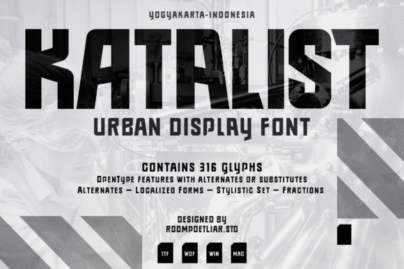 Katalist: A Bold Display Font for Impactful Web Design