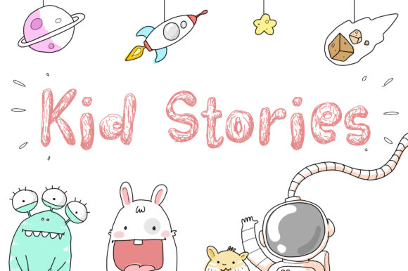 Kid Stories: A Pen-Sketch Display Font with Gentle Charm