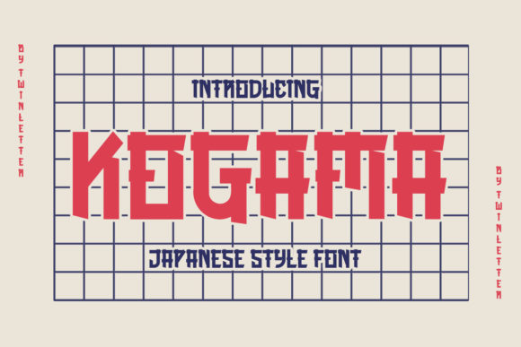 Kogama: A Japanese-Inspired Display Font That Elevates Handmade Design