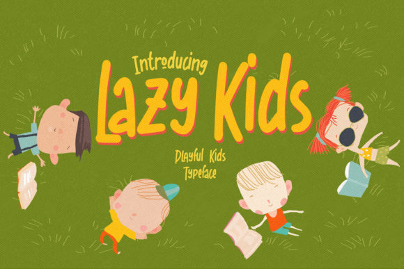 Lazy Kids: A Playful Display Font That Feels Like Home