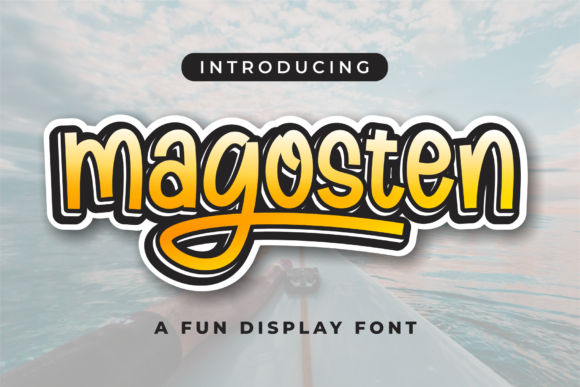 Magosten: A Bold, Confident Display Font