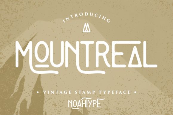 Mountreal: A Display Font That Elevates Digital Branding