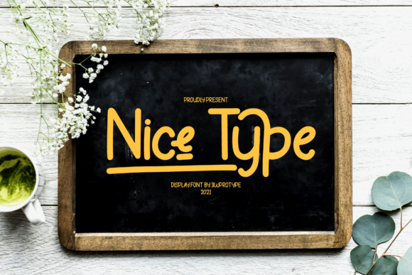 Nice Type: A Friendly Display Font for Handmade Brands
