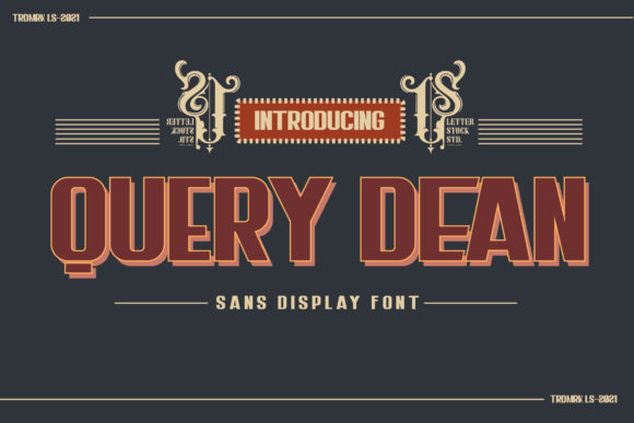 Query Dean: A Display Font That Earns Its Space