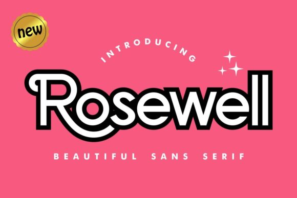 Rosewell: A Display Font That Adds Whimsy & Polish to Your Brand