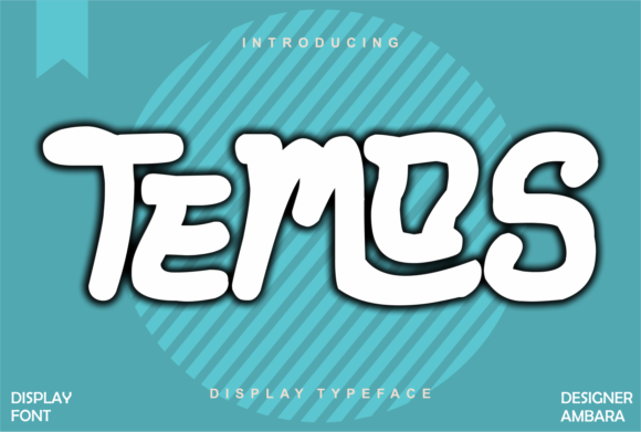 Tempos Display Font for Handmade Labels & Printables