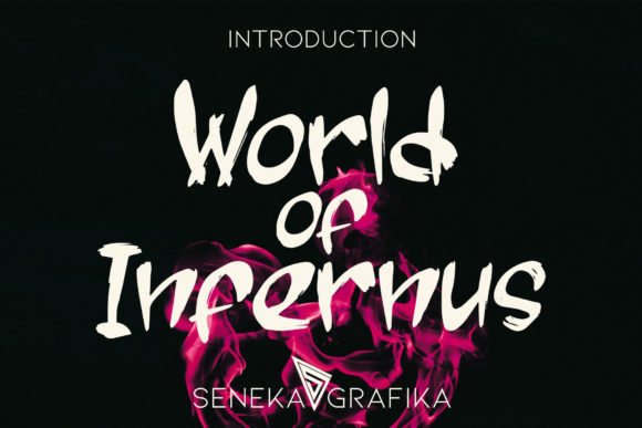 World of Infernus: A Handmade Display Font for Bold Editorial Identity